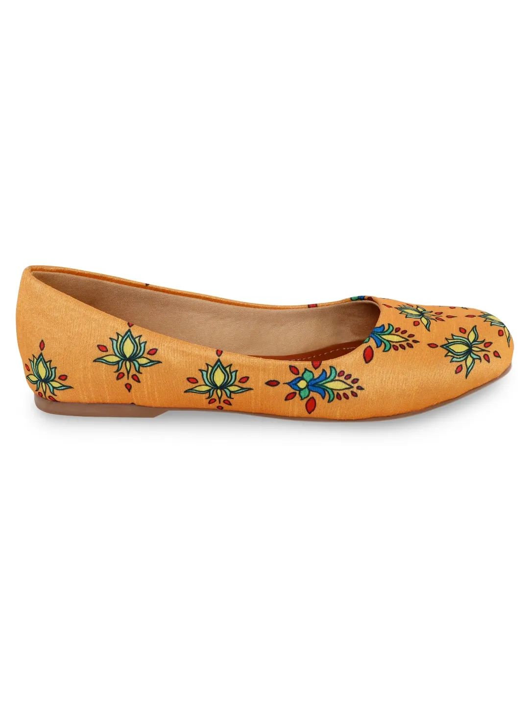 Musturd Motif Ballerinas