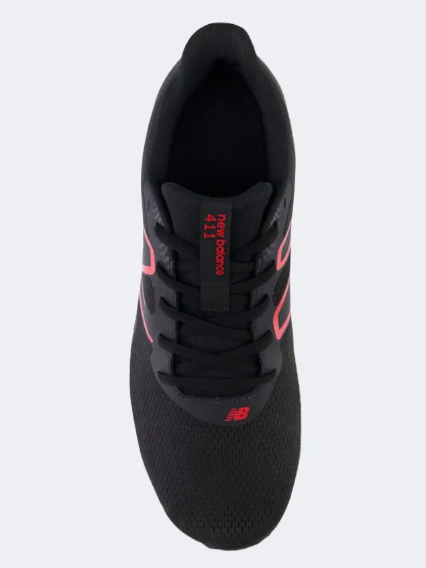 New Balance 411 Men Running Shoes Black/White/Red