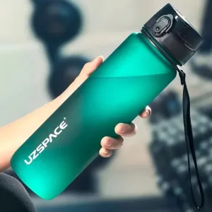 New BPA Free Sports Water Bottle - 500/800/1000ml Portable Leak-Proof Shaker for Gym & Outdoor Activities