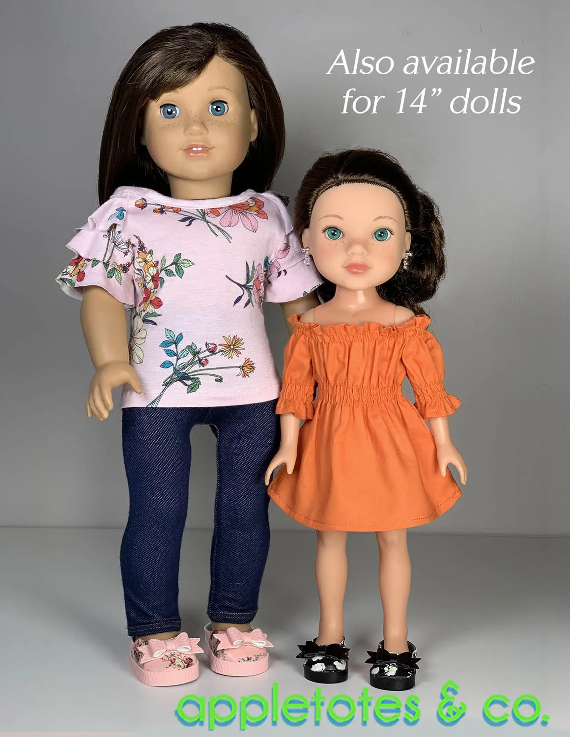 No-Sew Bella Shoes 18 Inch Doll Pattern