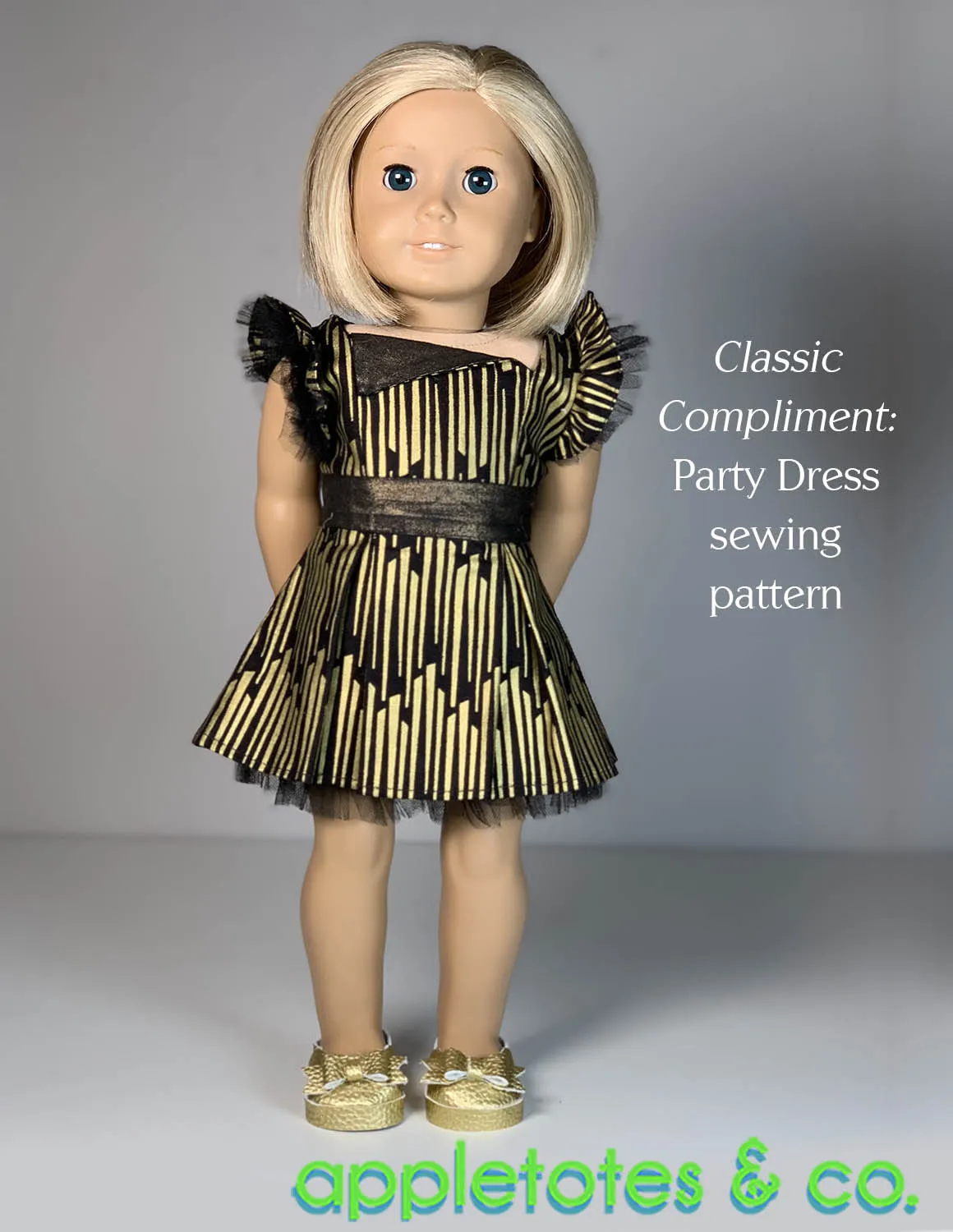 No-Sew Bella Shoes 18 Inch Doll Pattern