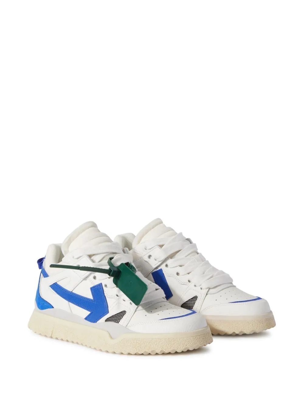 Off White Sneakers Blue