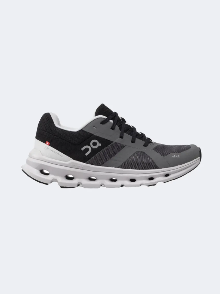 On Cloudrunner 4  Women Running Shoes Black/Grey