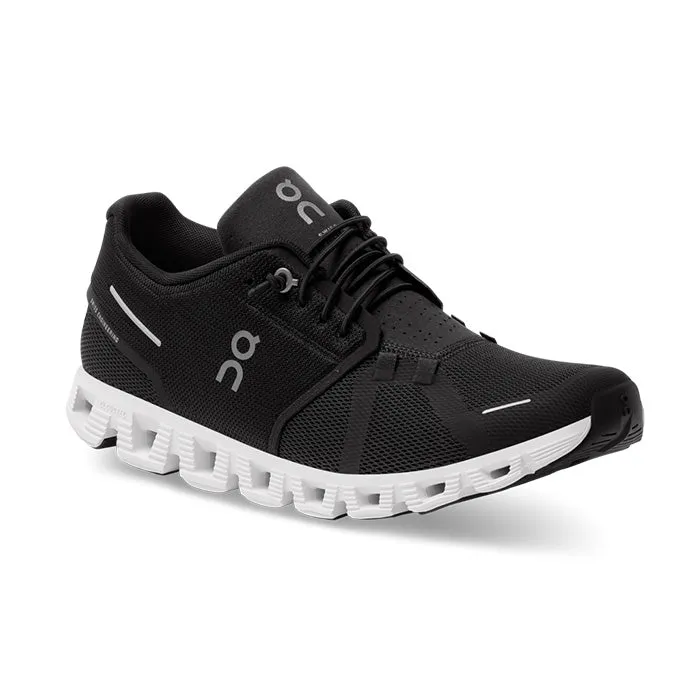 On Women's Cloud 5 Shoes - Black / White