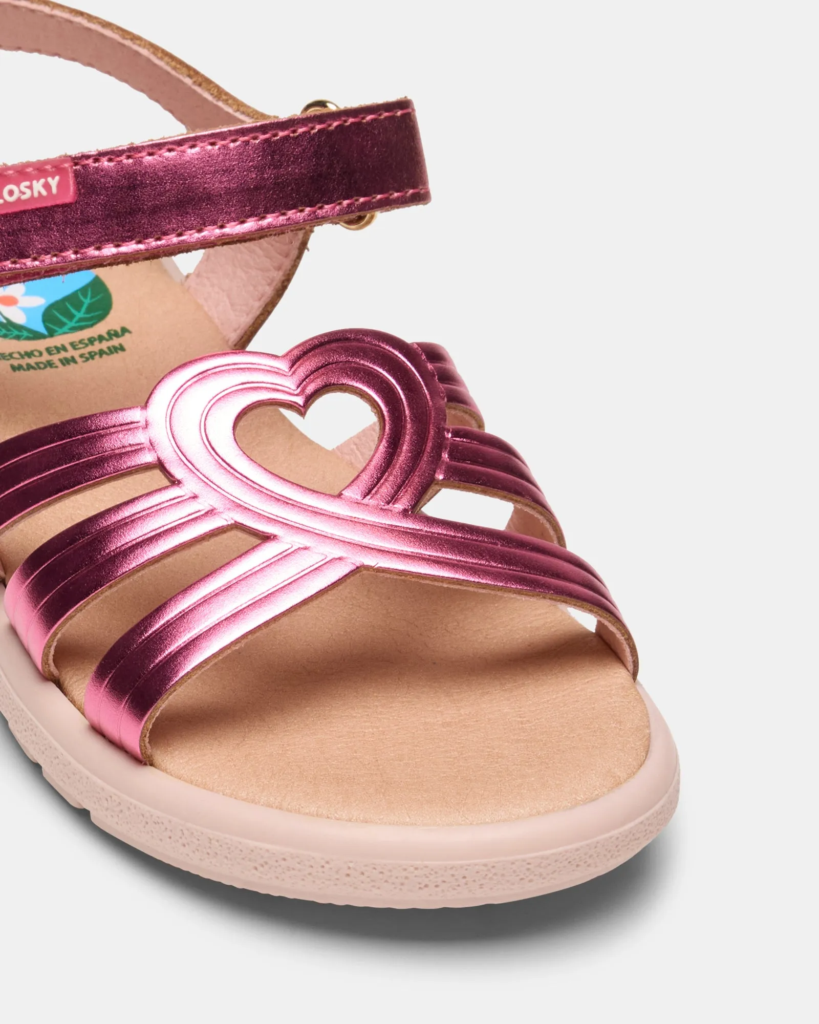 Panda Heart Sandal 4301 Yth Pink Metallic