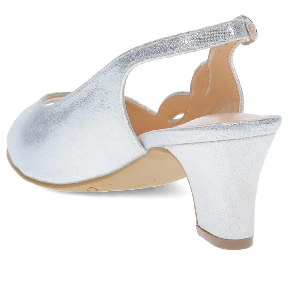 Peep-Toe Slingback Shoes - HUANG40013 / 326 391