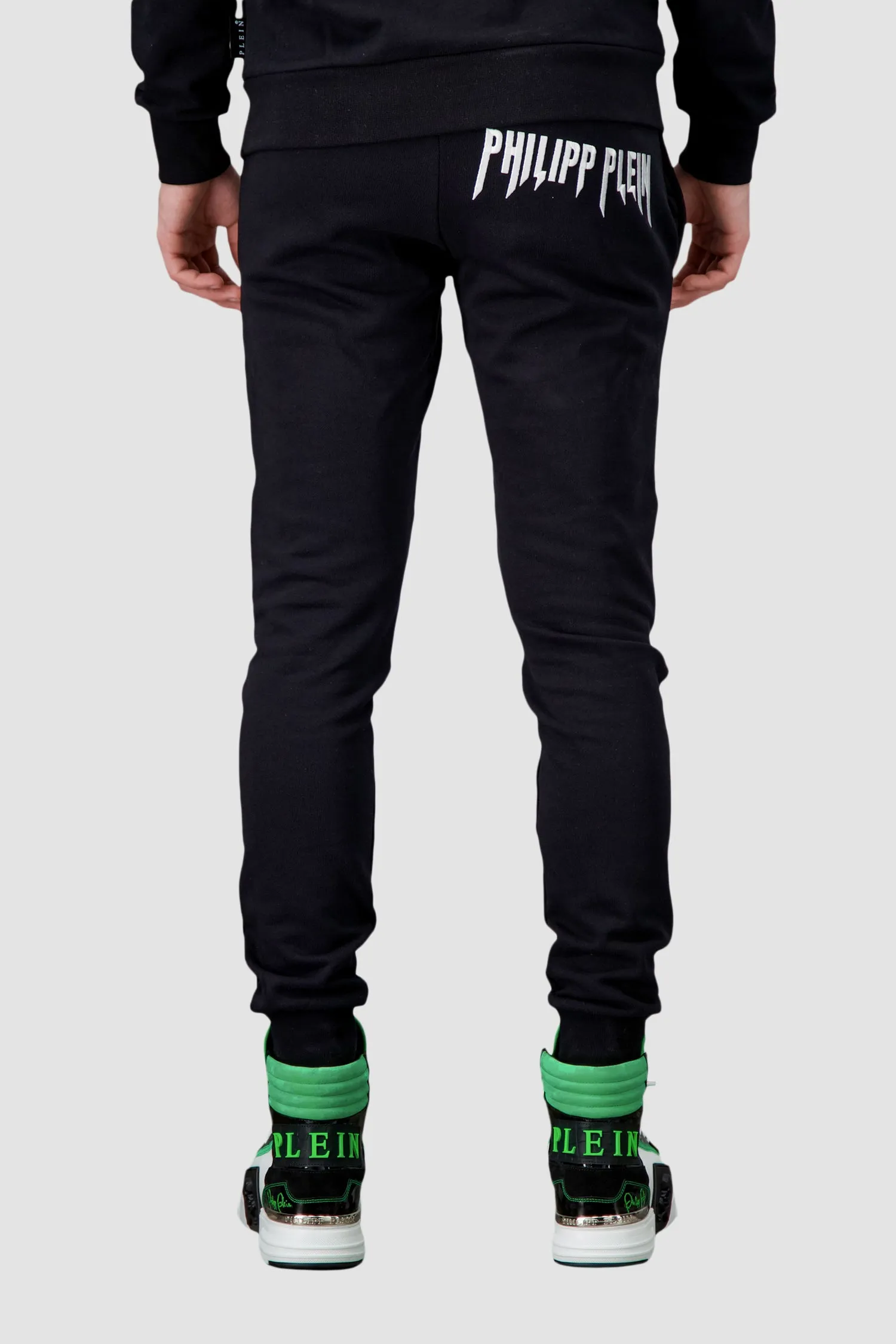 Philipp Plein Black Vampire Jogging Trousers