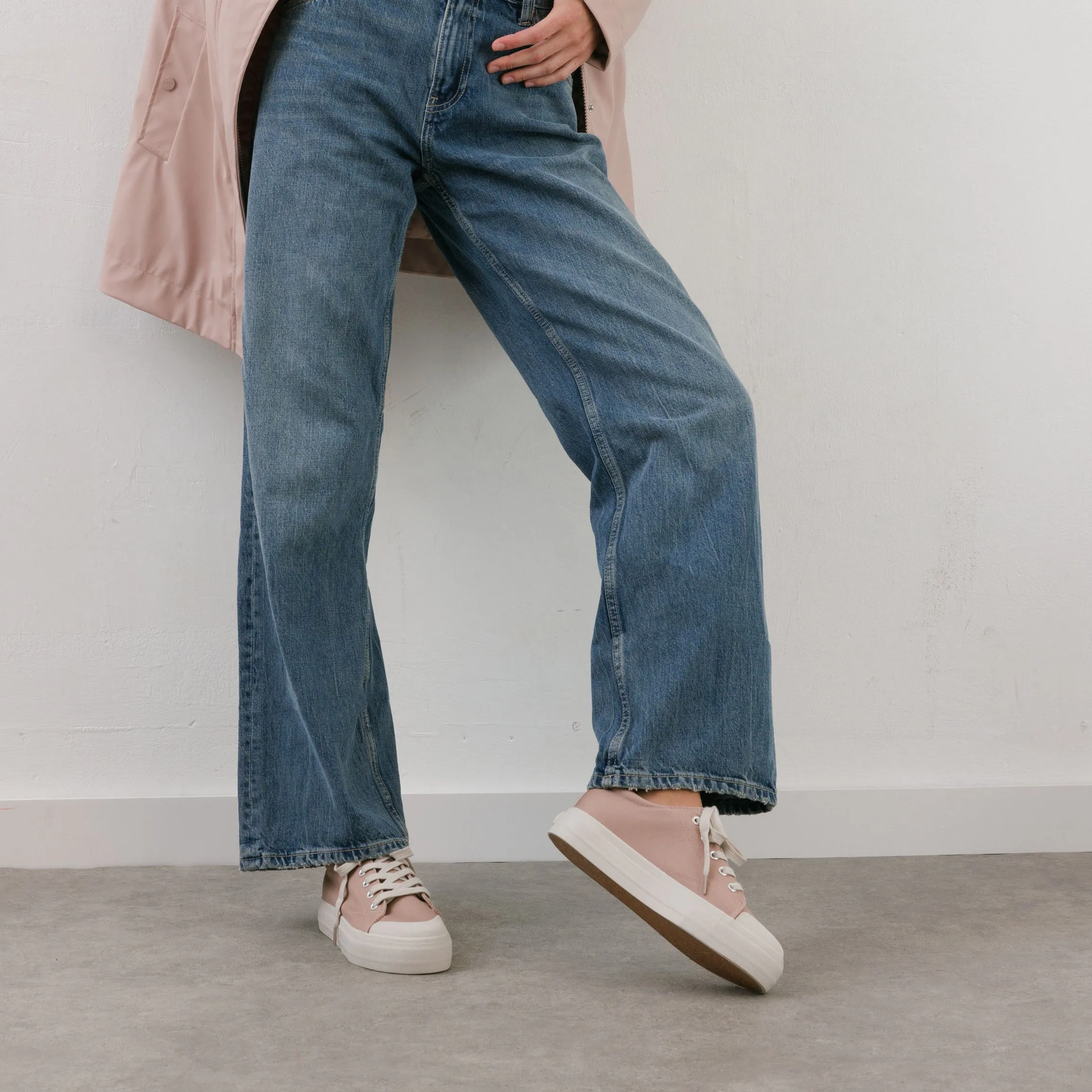 Pink Platform sneakers