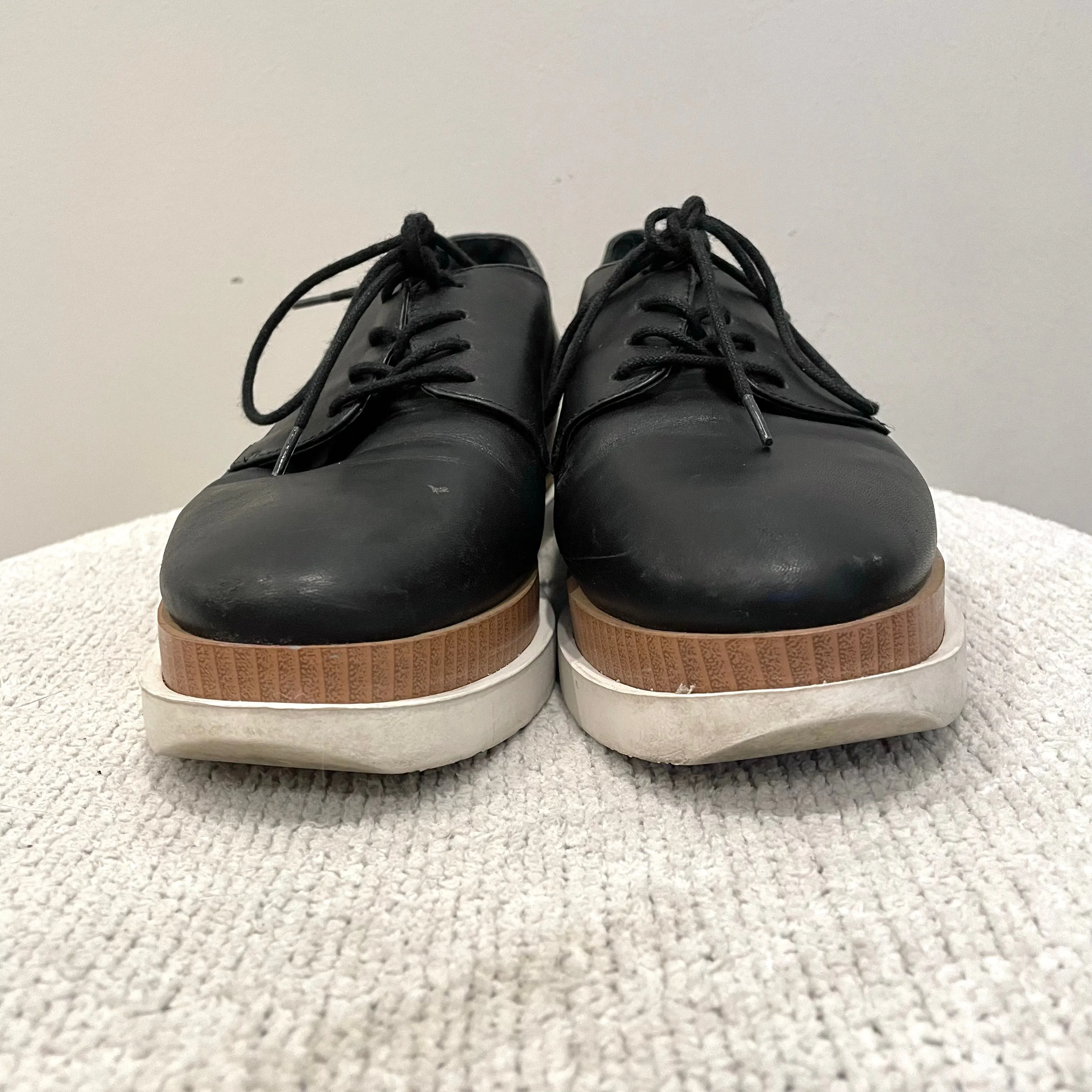 Platform Leather Sneakers