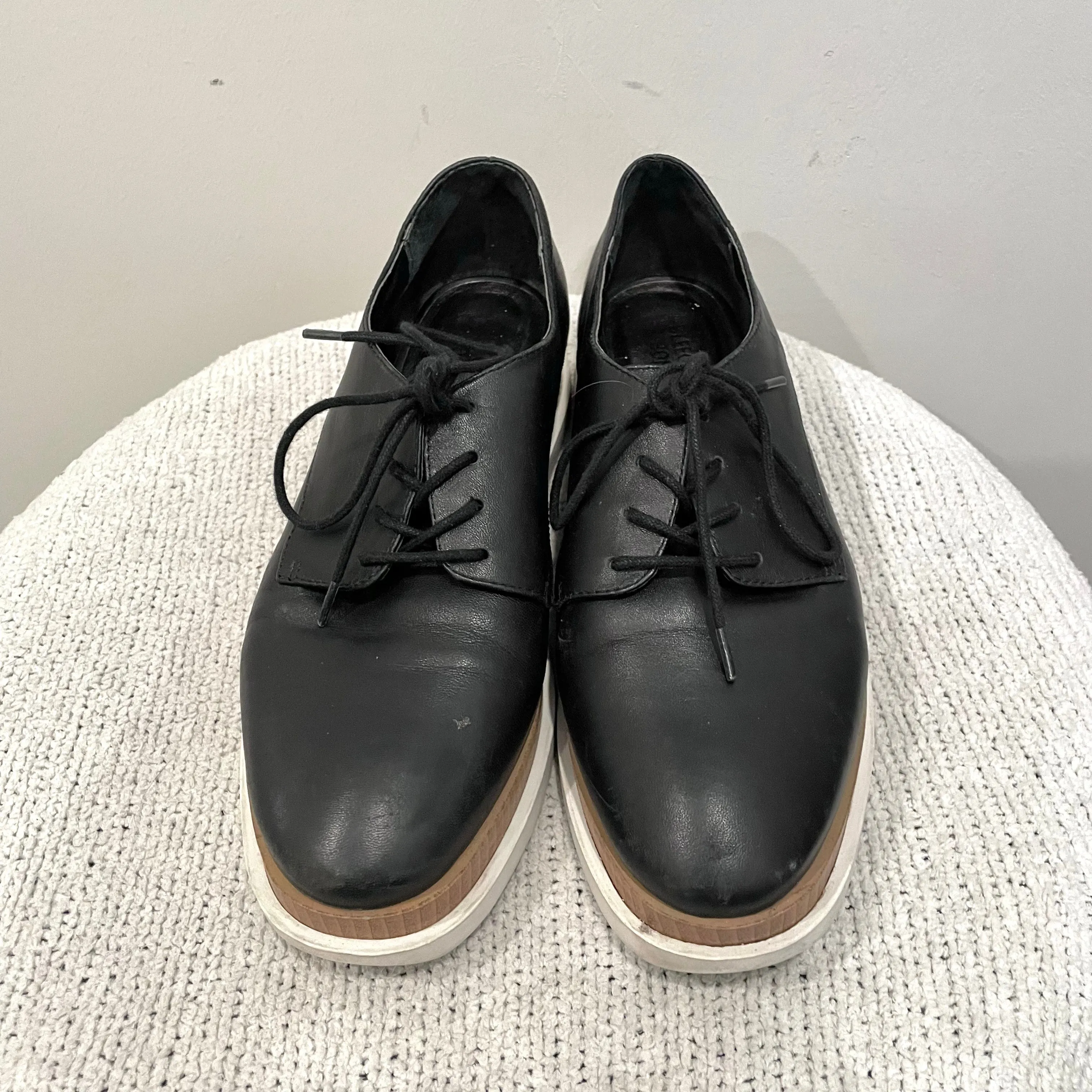 Platform Leather Sneakers