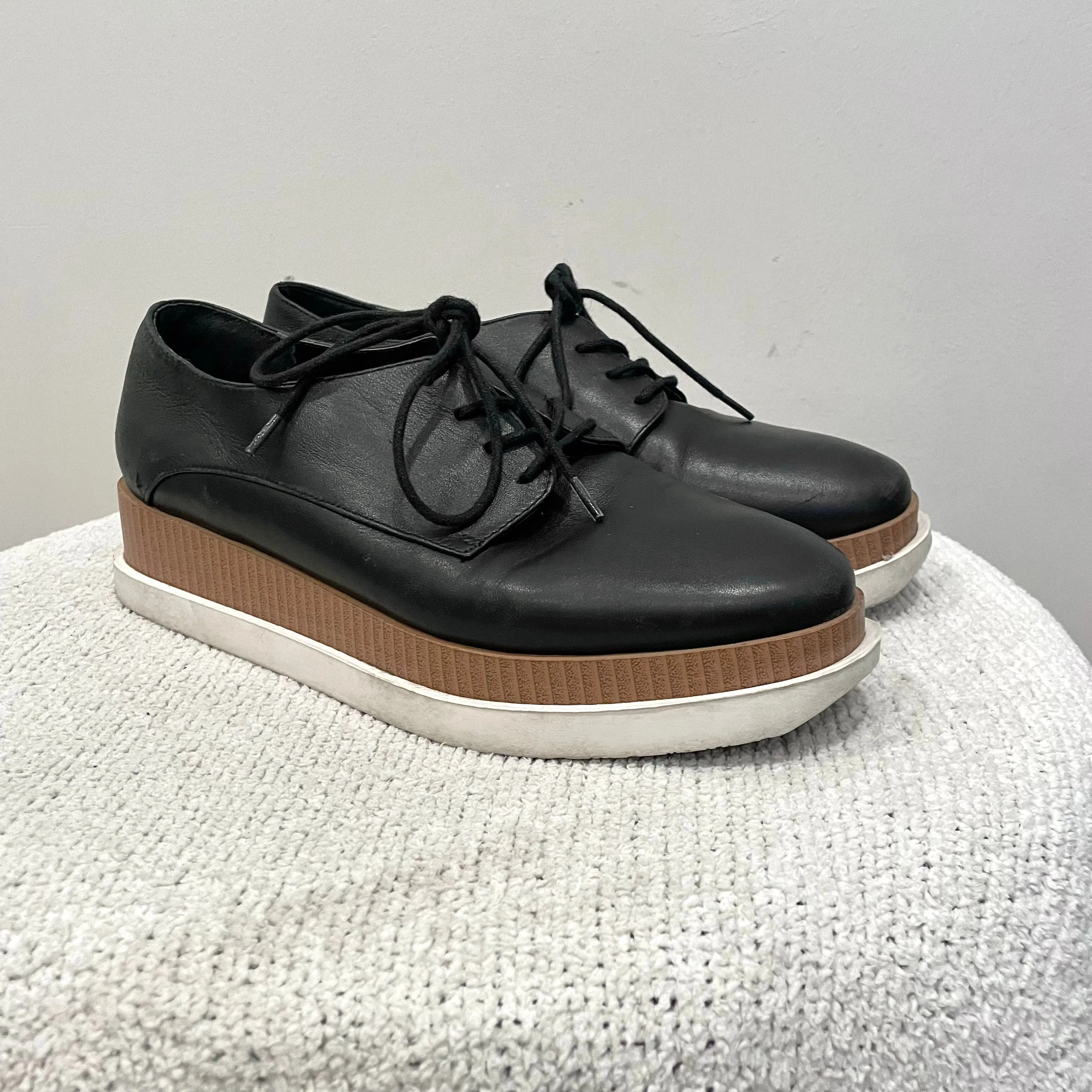 Platform Leather Sneakers