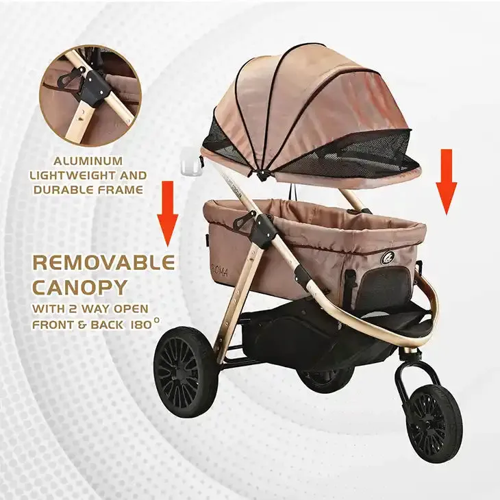 Roma Jogging Pet Stroller (up to 50 lbs)