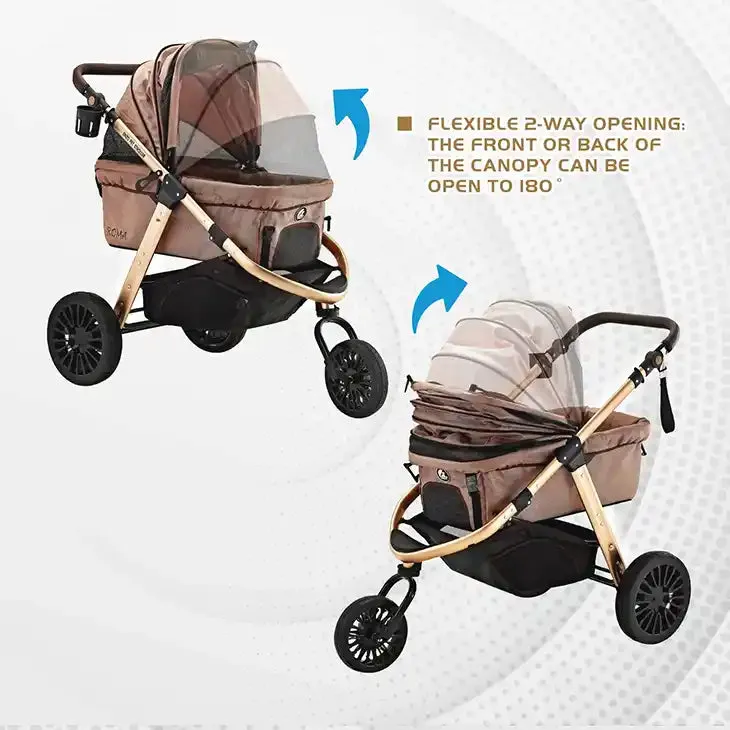 Roma Jogging Pet Stroller (up to 50 lbs)