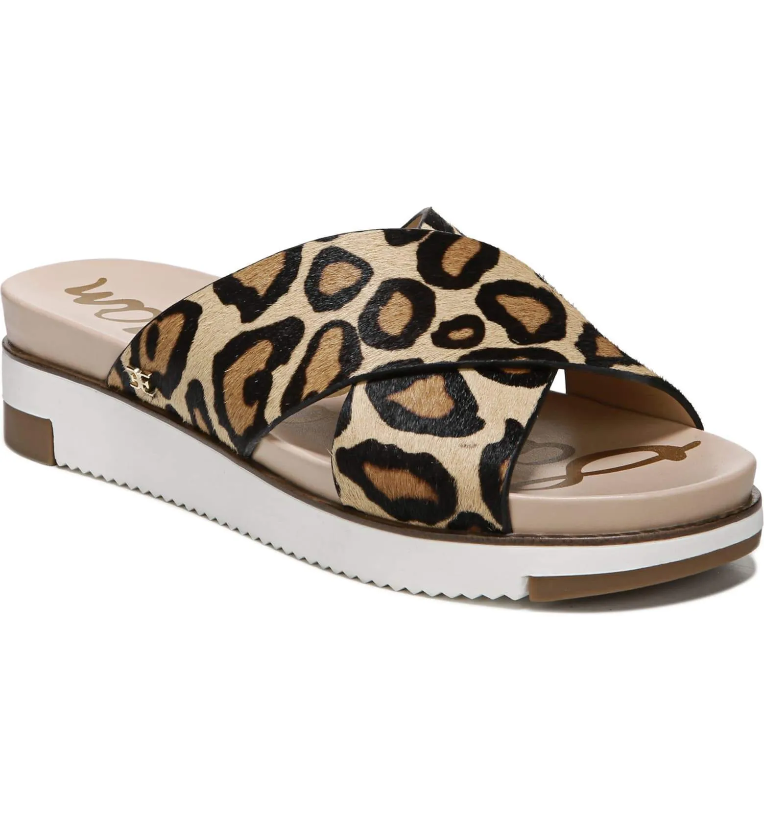 Sam Edelman - Audrea Slide Sandal in Nude Leopard