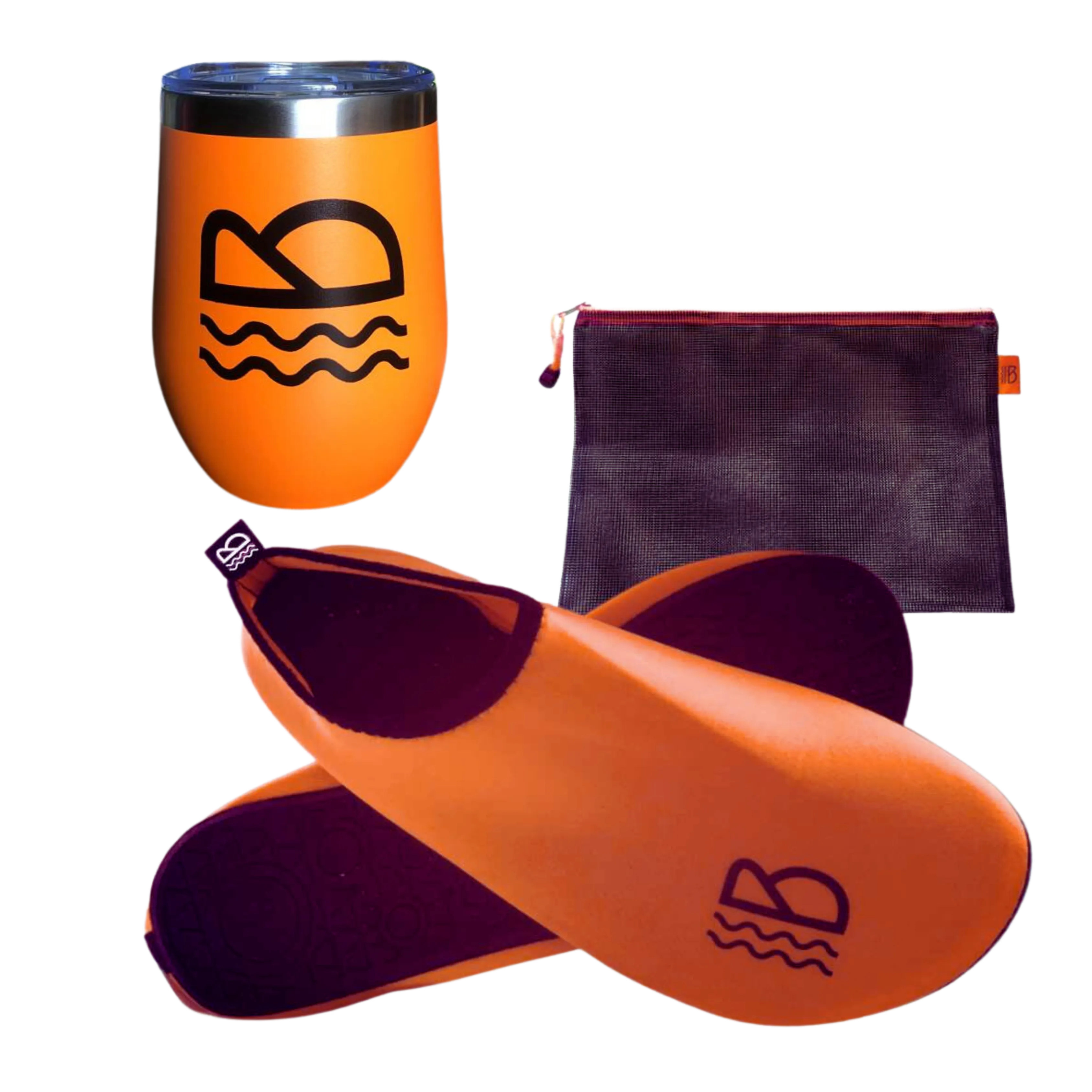 Shoes & Cup Beach Pack