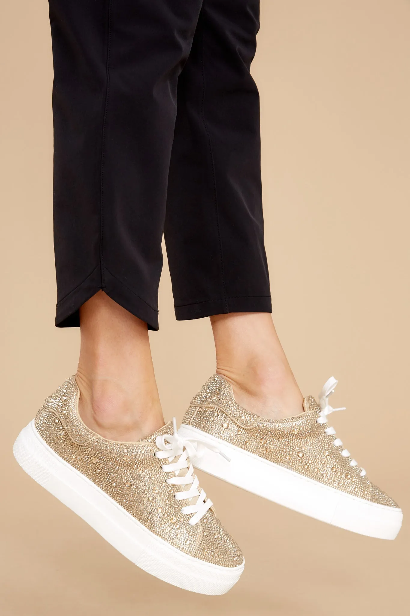 Sidny Light Gold Sneakers