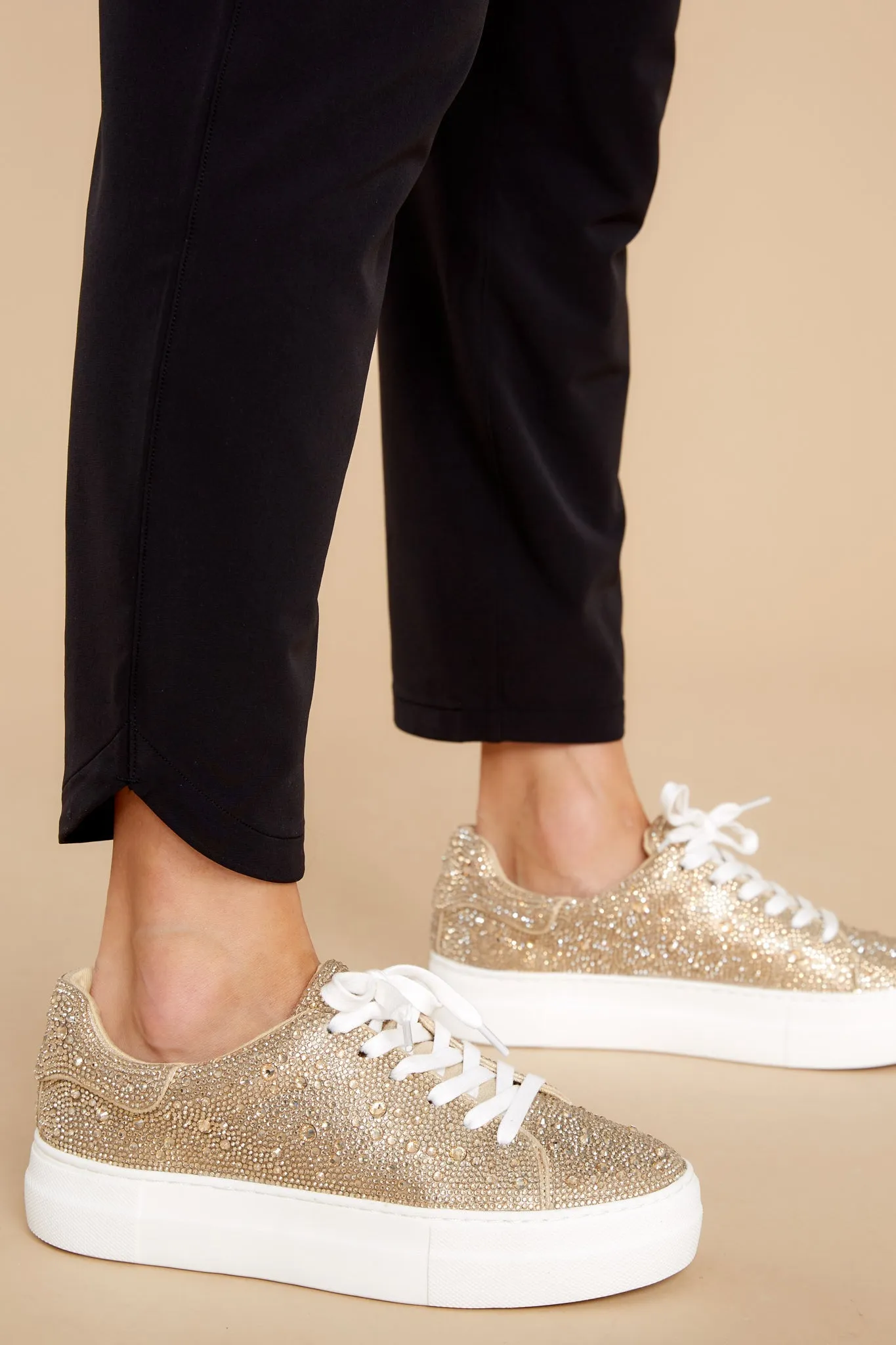 Sidny Light Gold Sneakers