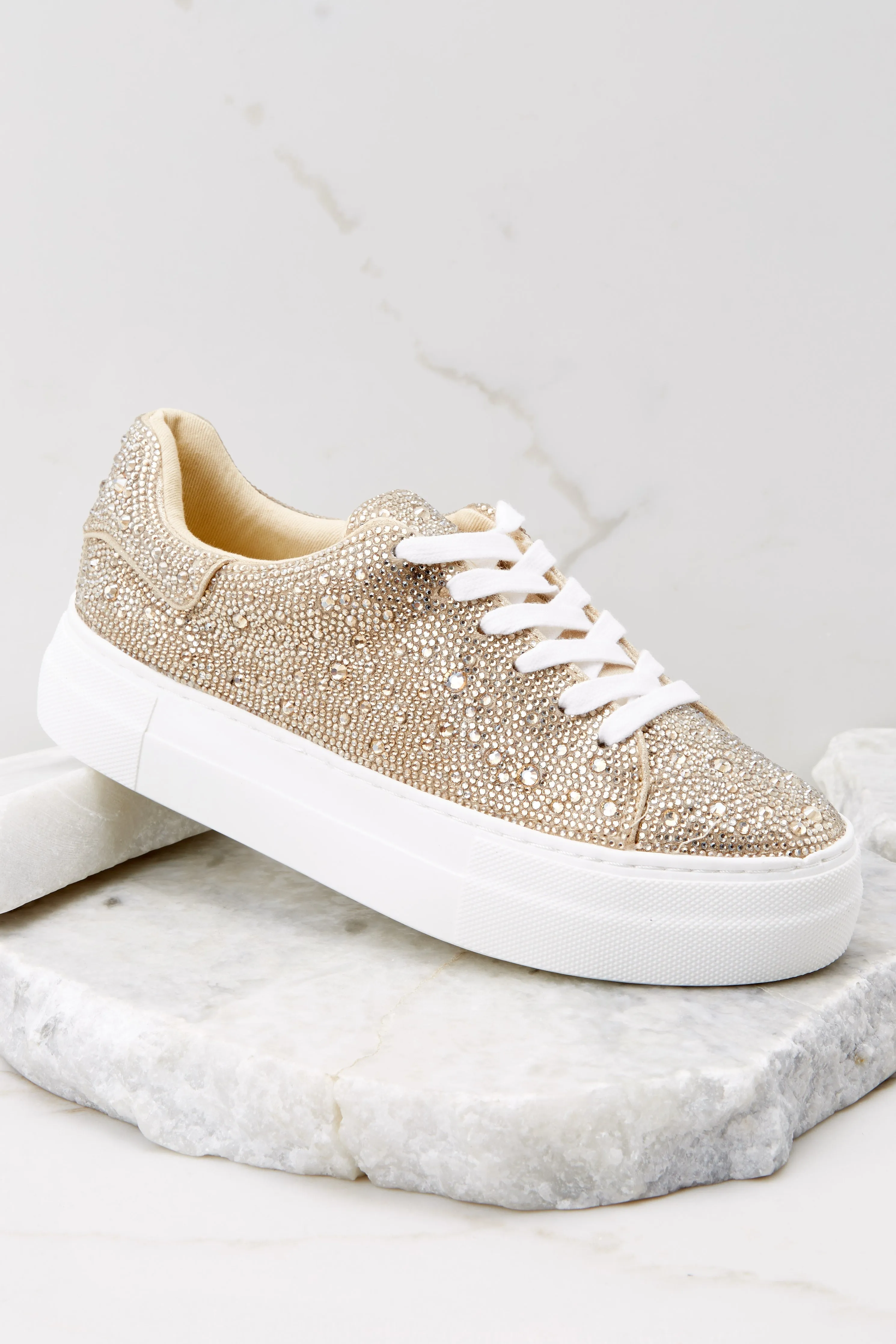 Sidny Light Gold Sneakers