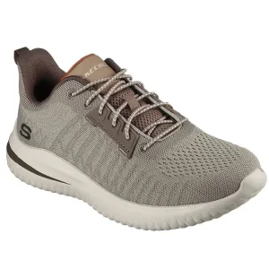 Skechers Delson 3 Men's Running Shoe, Khaki