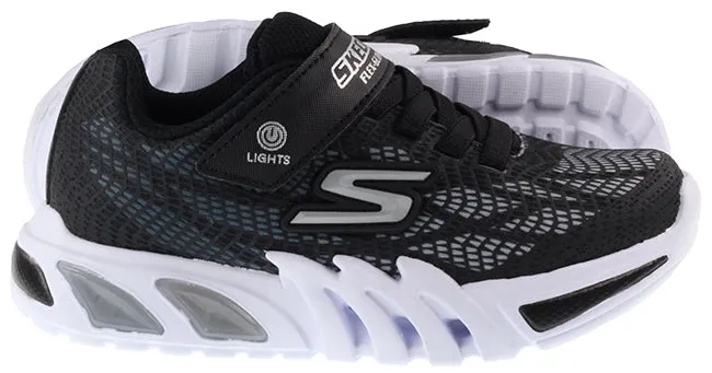 Skechers Trainers Kids Flex Glow Elite Vorlo Black Silver