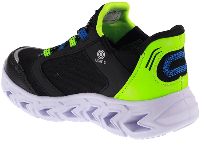 Skechers Trainers Kids Slip Ins Hypno Flash 2.0 Odelux Black Lime