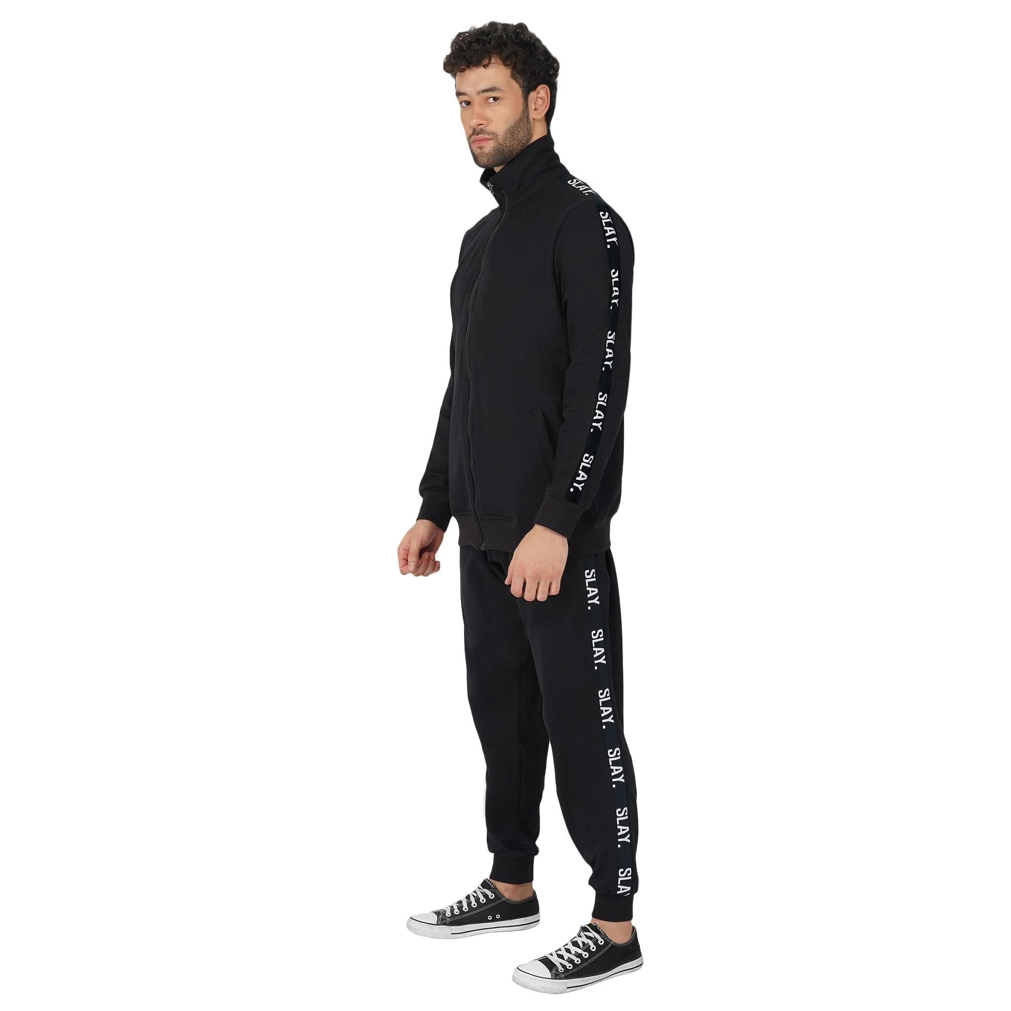 SLAY. Classic Men's Limited Edition Black Joggers