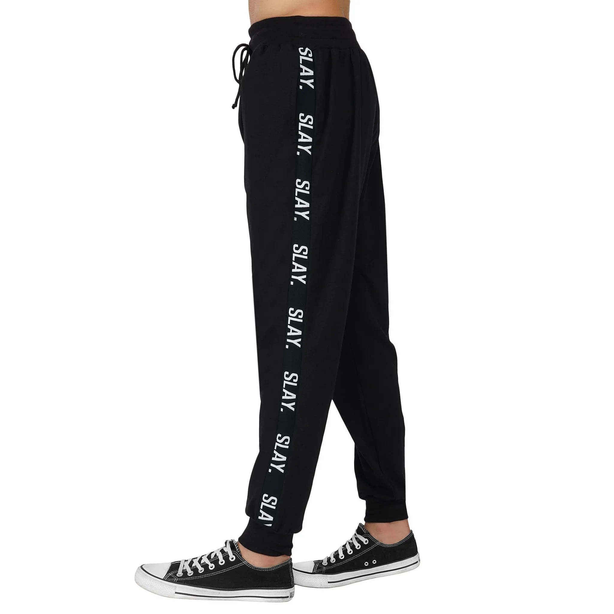 SLAY. Classic Men's Limited Edition Black Joggers