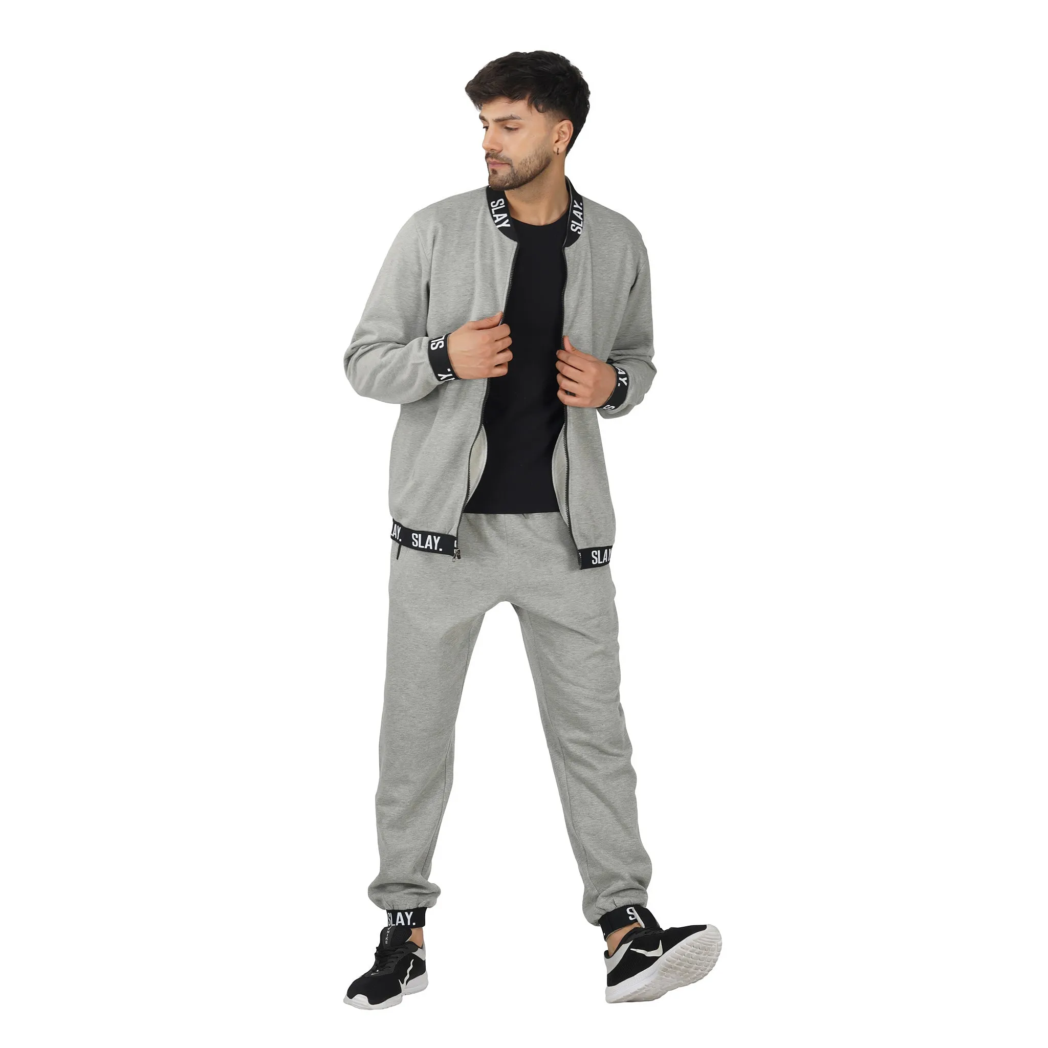 SLAY. Classic Men's Limited Edition Grey Tracksuit