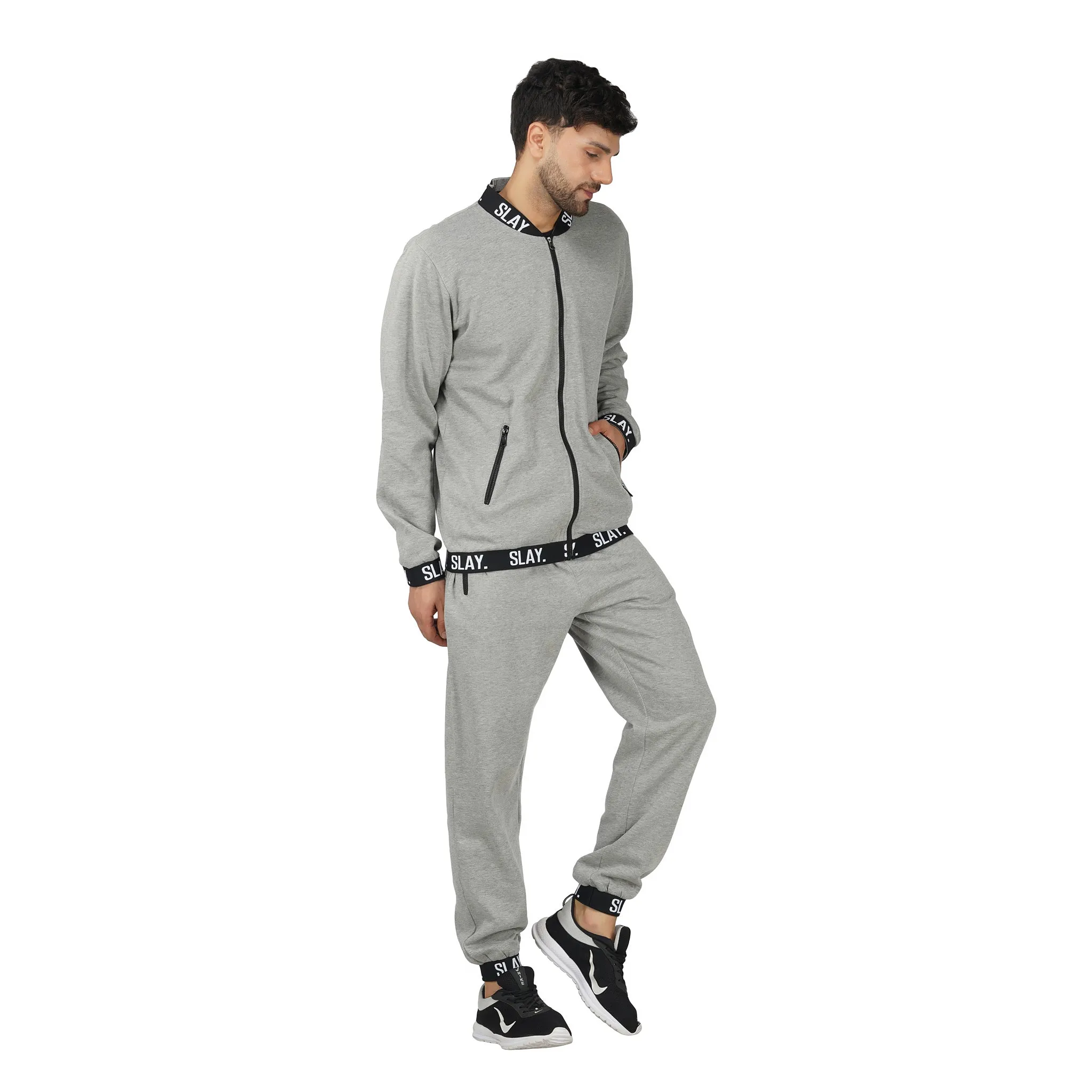 SLAY. Classic Men's Limited Edition Grey Tracksuit