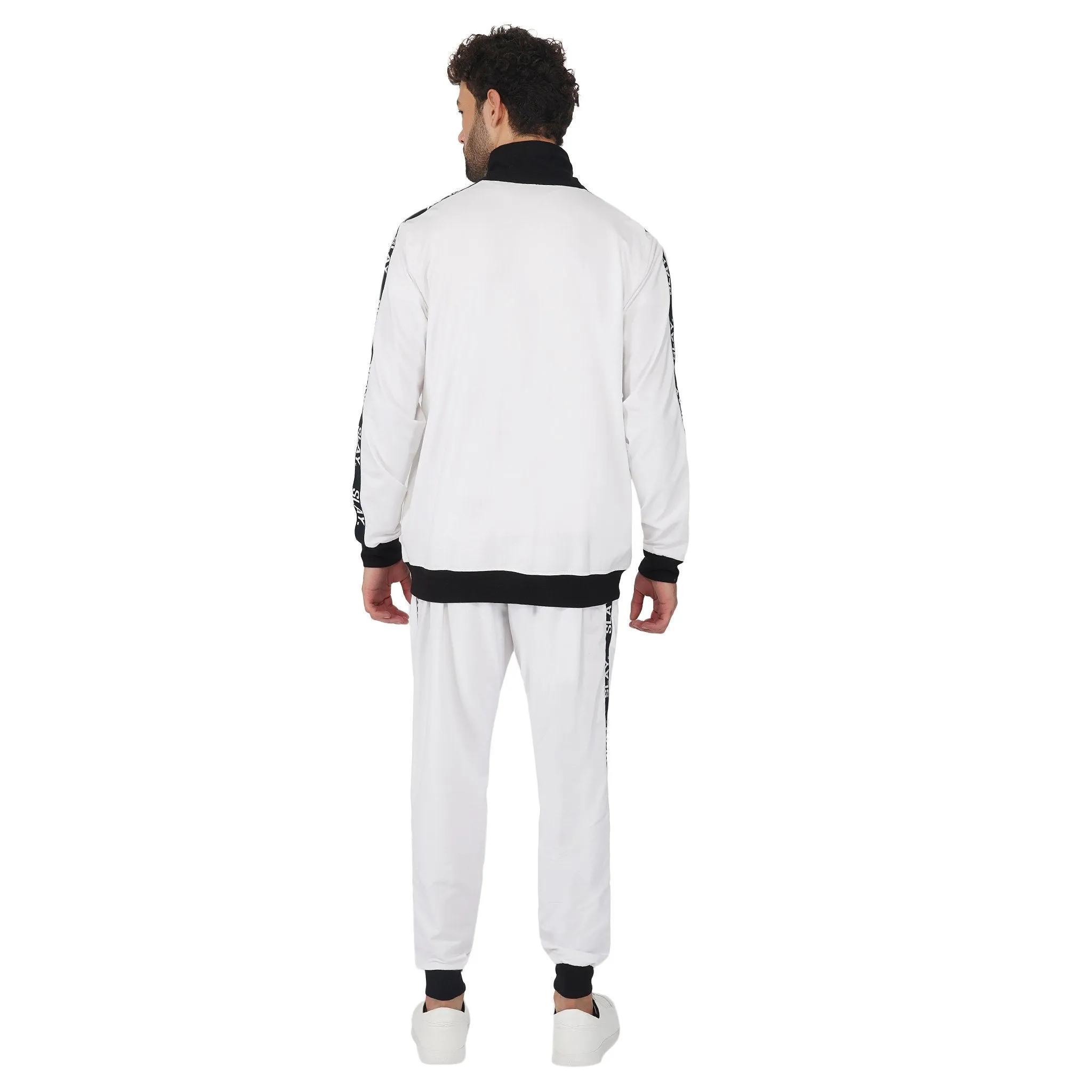 SLAY. Classic Men's Limited Edition White Joggers