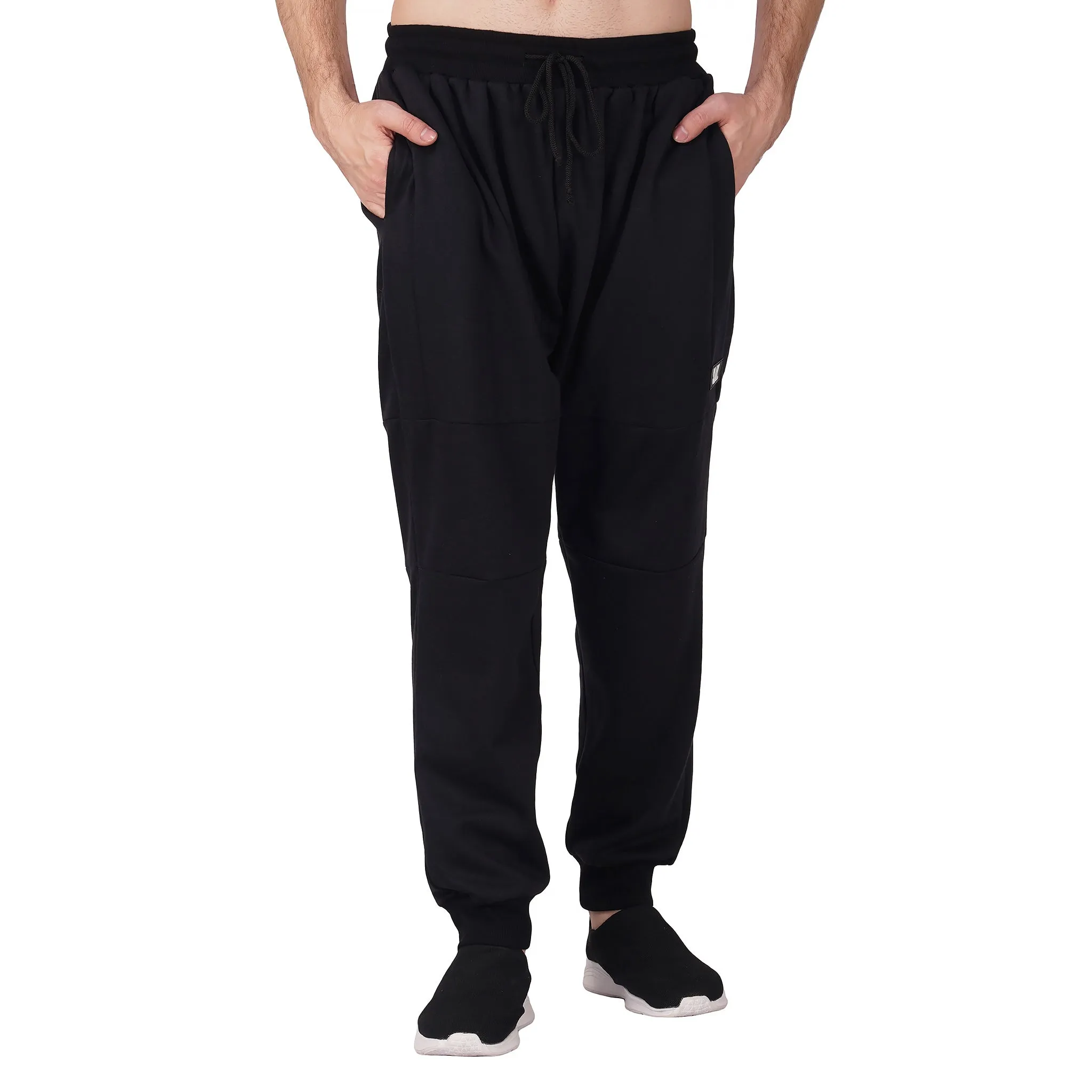 SLAY. Men's Black Oversized Drop Shoulder Hoodie & Joggers Co-ord Set