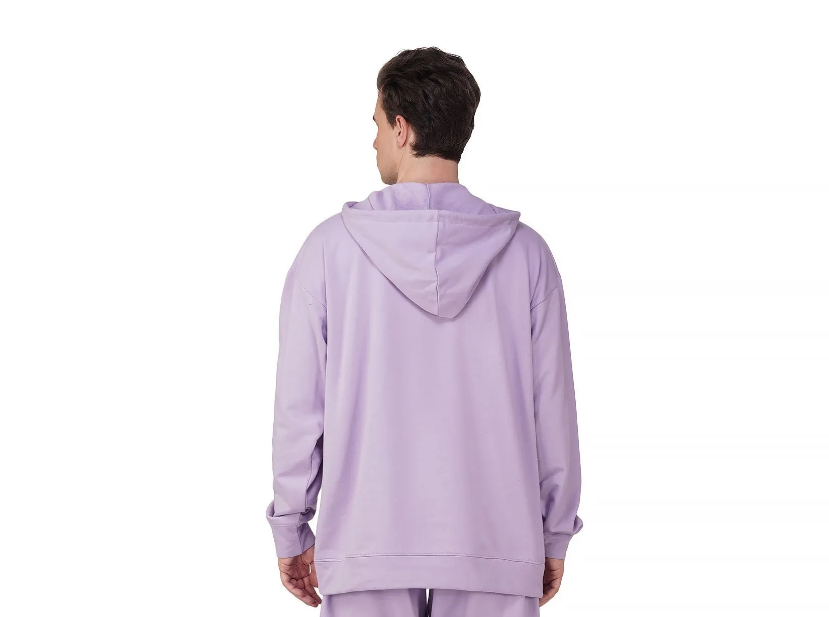 SLAY. Men's Lavender Oversized Drop Shoulder Hoodie