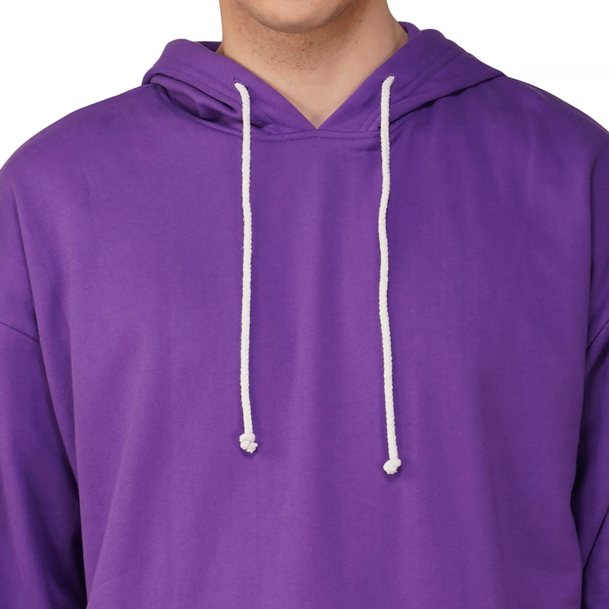 SLAY. Men's Purple Oversized Drop Shoulder Hoodie & Joggers Co-ord Set