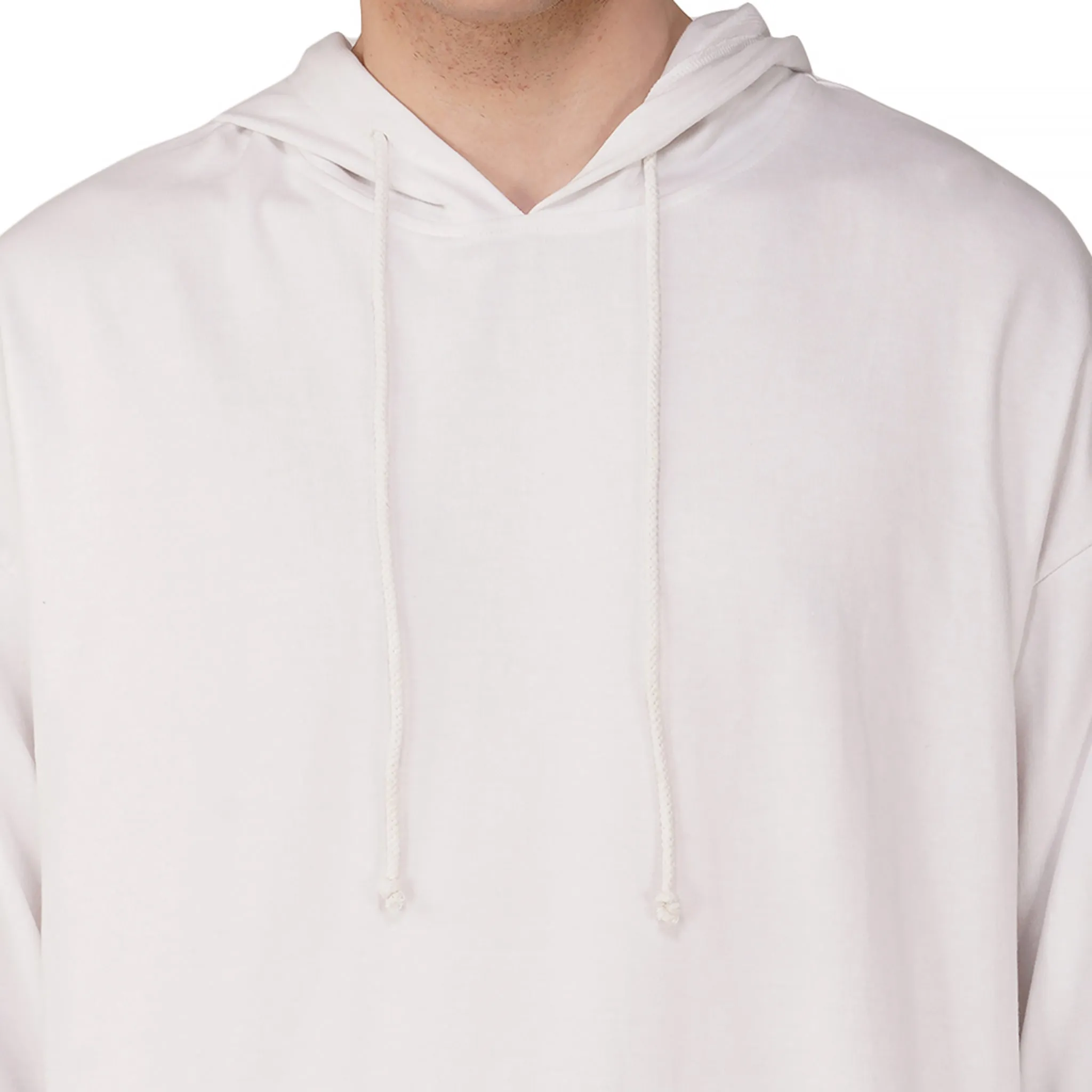 SLAY. Men's White Oversized Drop Shoulder Hoodie & Joggers Co-ord Set