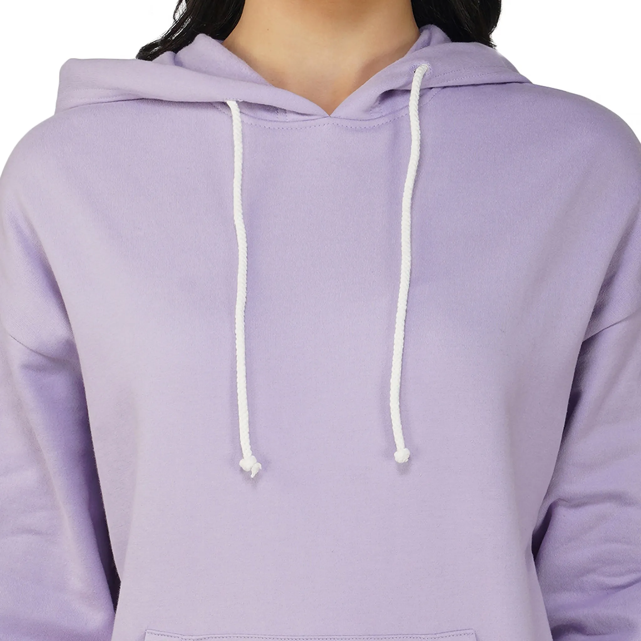 SLAY. Women's Lavender Drop Shoulder Hoodie & Joggers Co-ord Set