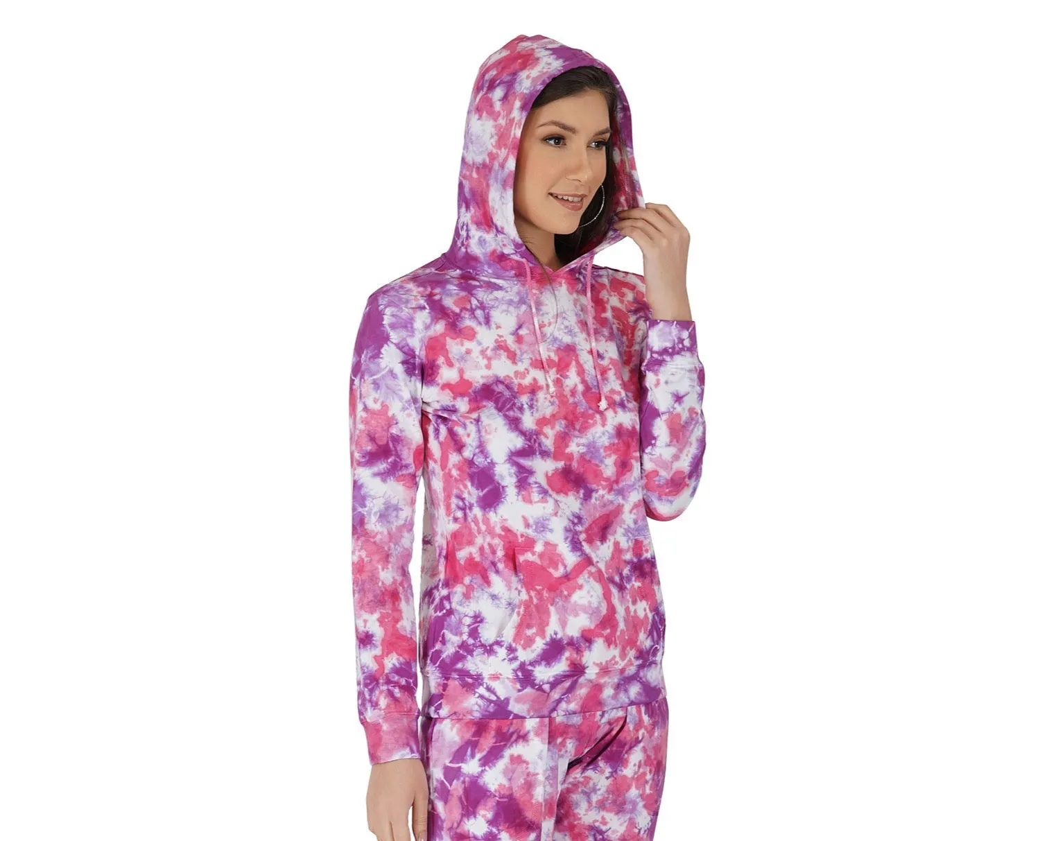 SLAY. Women's Lavender Lilac Tie Dye Hoodie