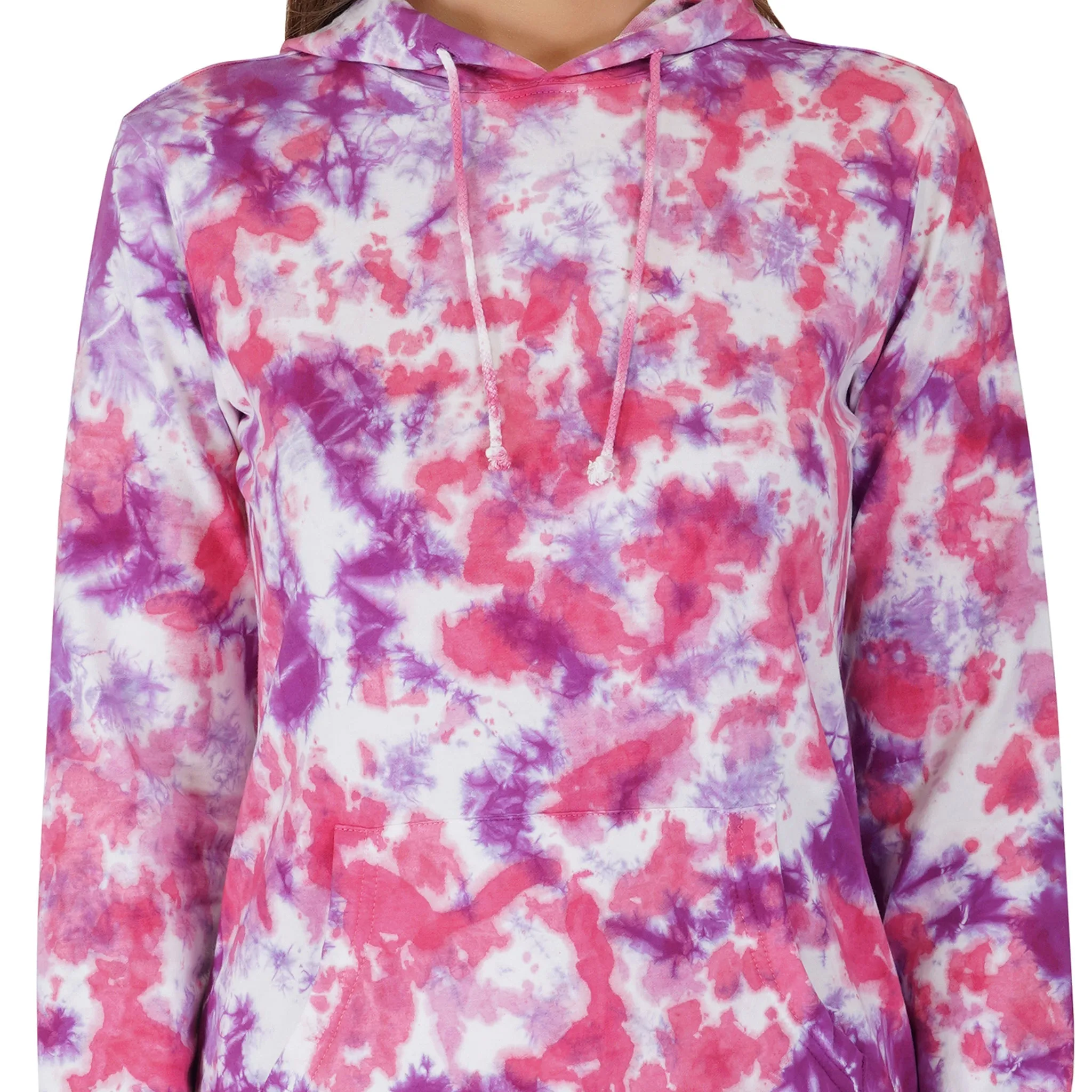 SLAY. Women's Lavender Lilac Tie Dye Hoodie