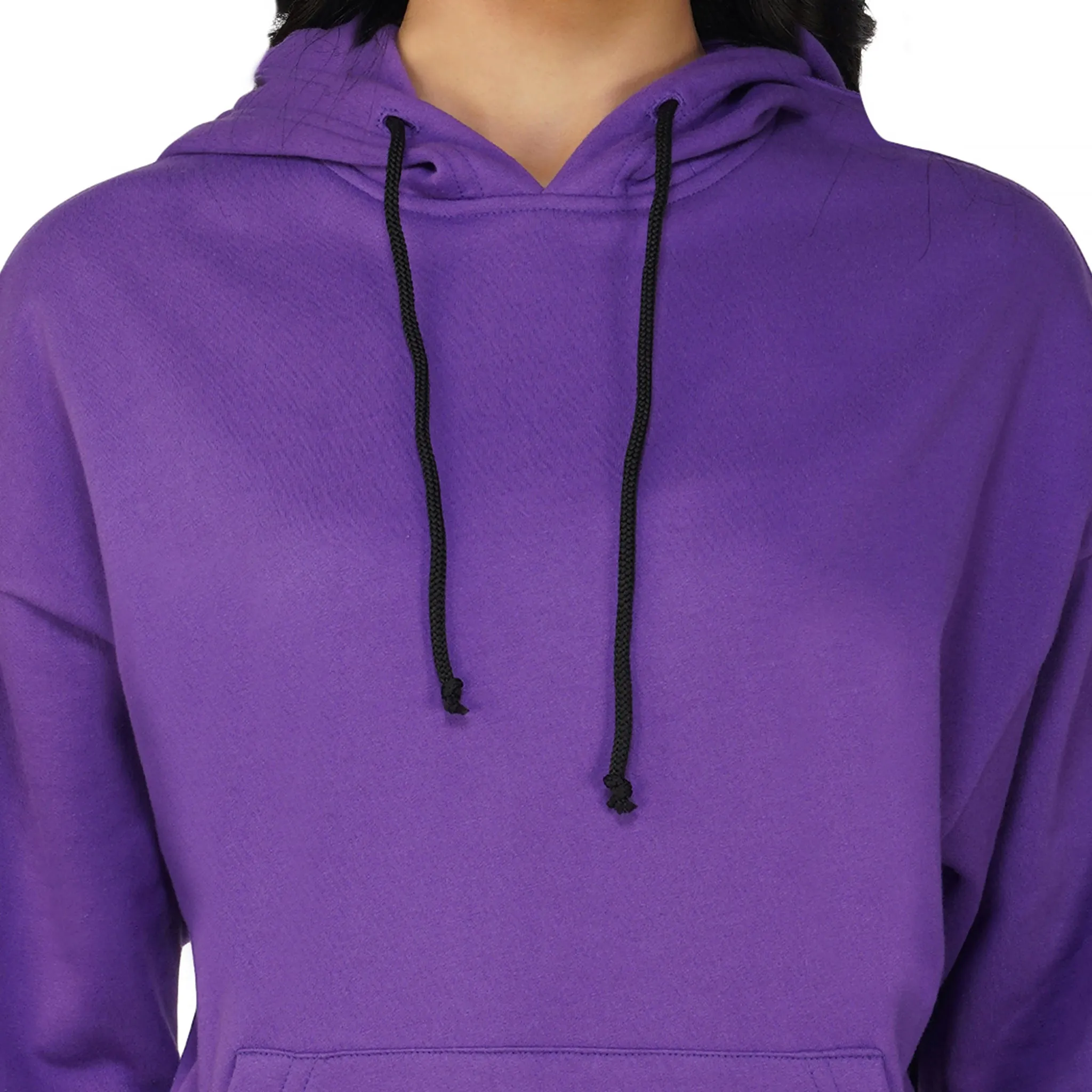 SLAY. Women's Purple Oversized Drop Shoulder Hoodie & Joggers Co-ord Set