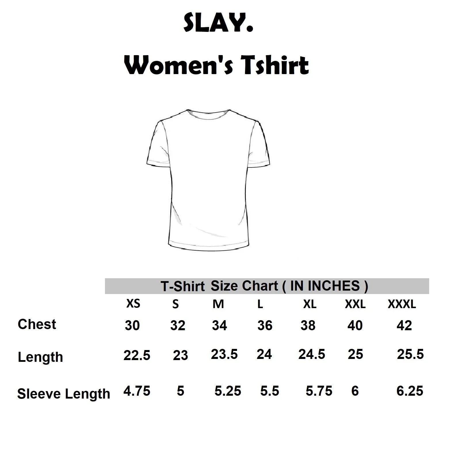 SLAY. Women's White to Blue Ombre T Shirt