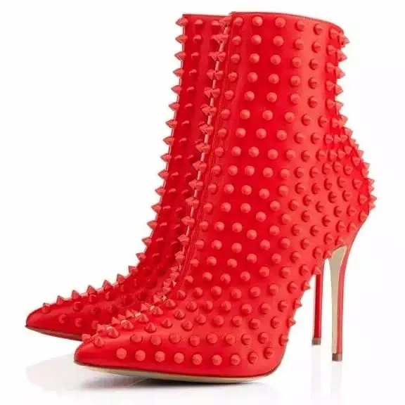 Studs Ankle Boots