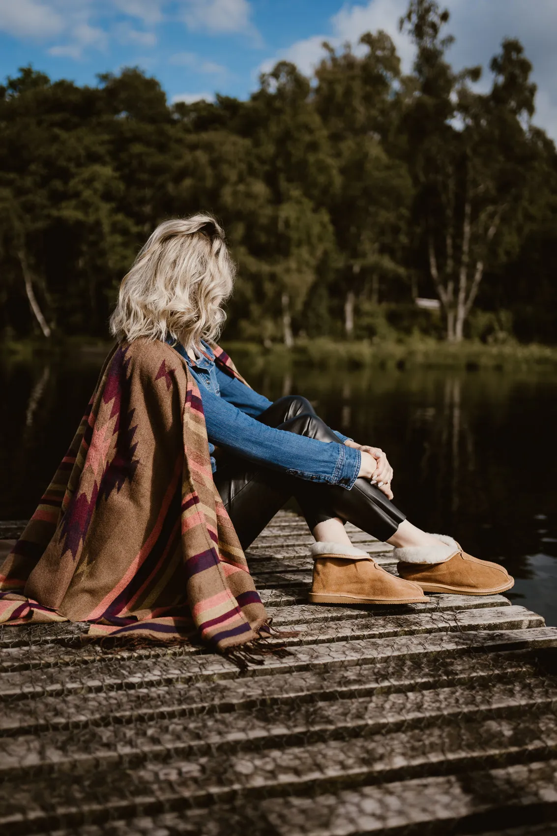 Suede leather Boots with wool