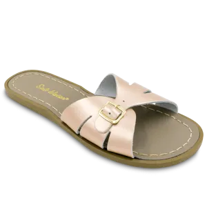 Sun San Saltwater Women's Sandals - Classic Slides in Rose Gold