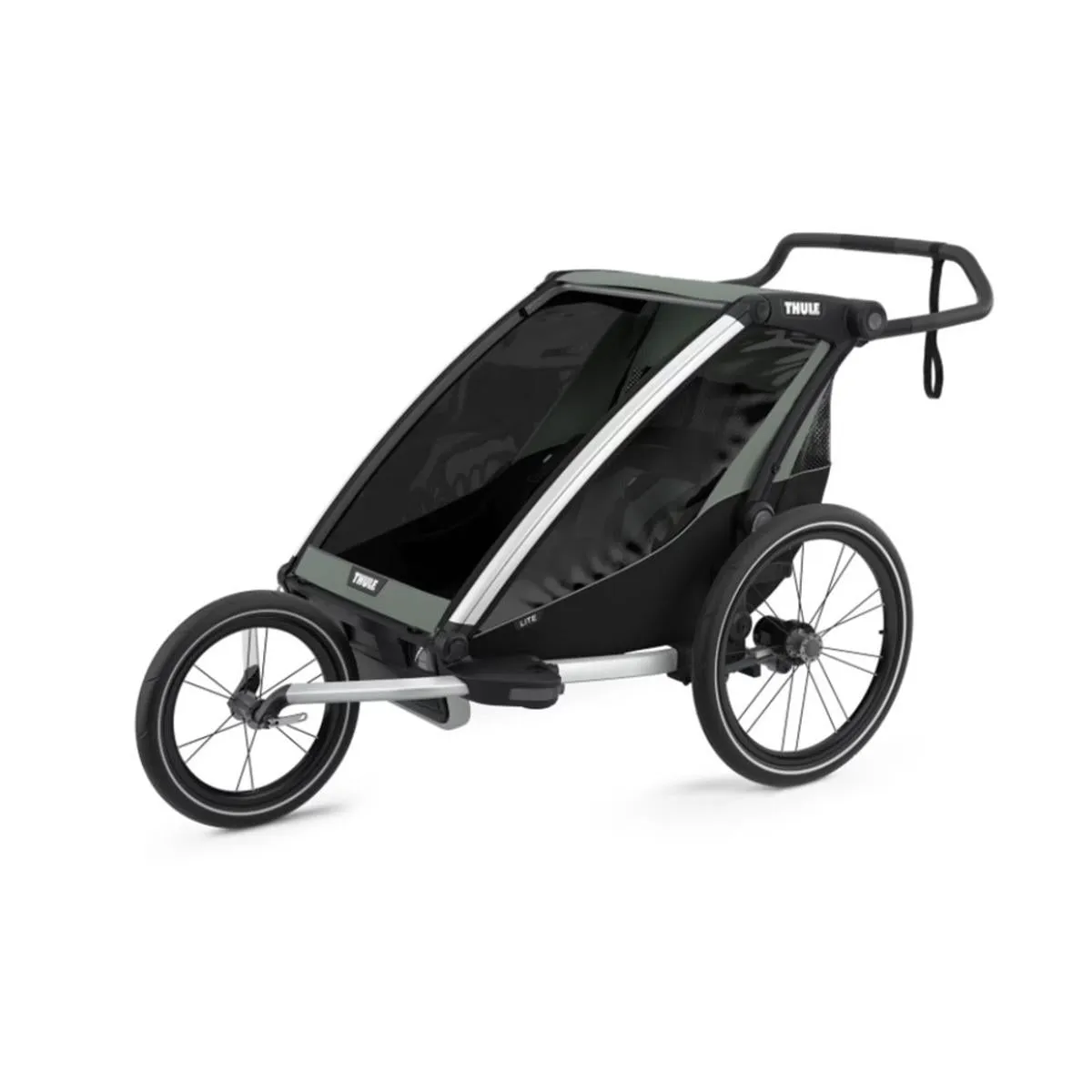 Thule Chariot Lite 2-Seat Multisport Bike Trailer - Agave Green