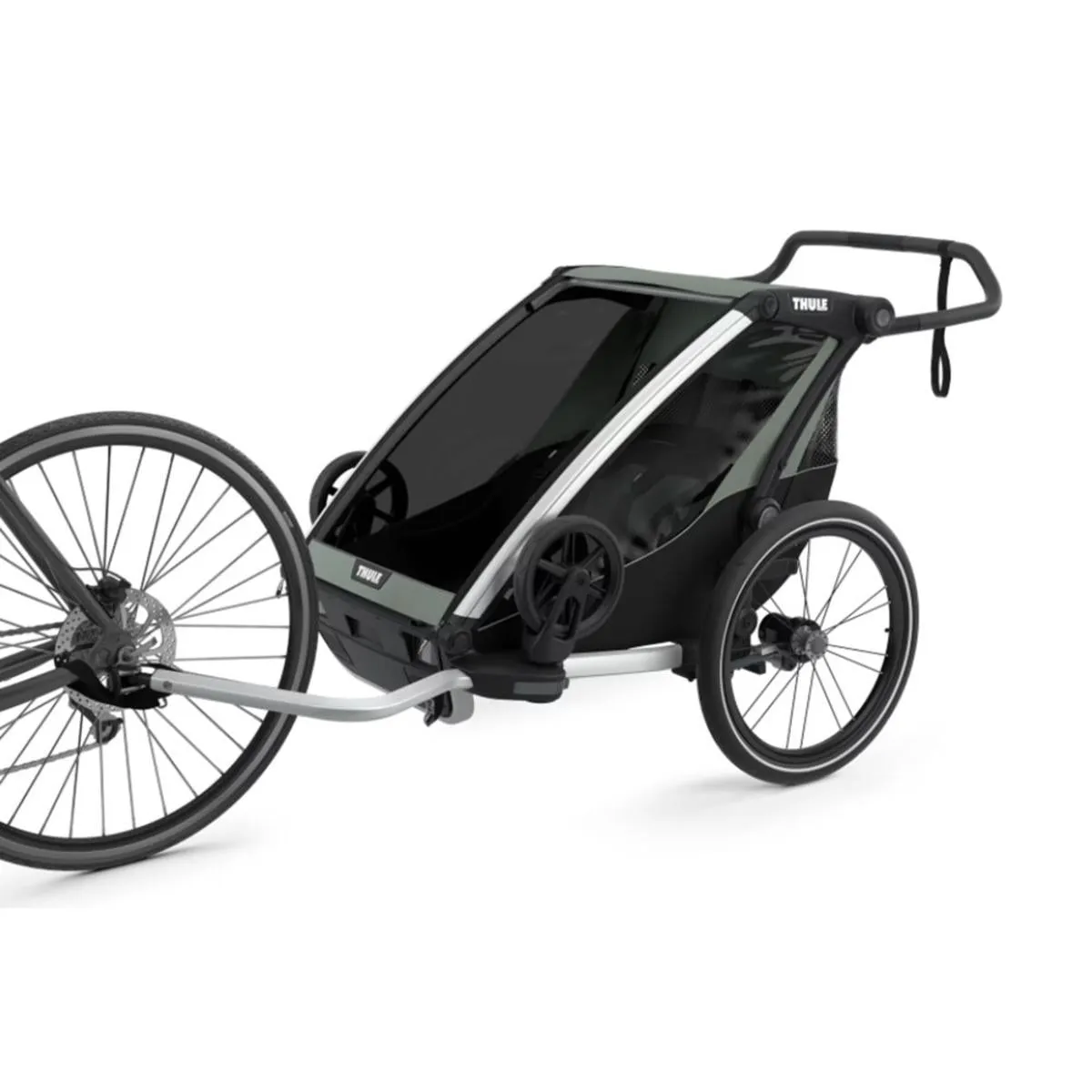 Thule Chariot Lite 2-Seat Multisport Bike Trailer - Agave Green