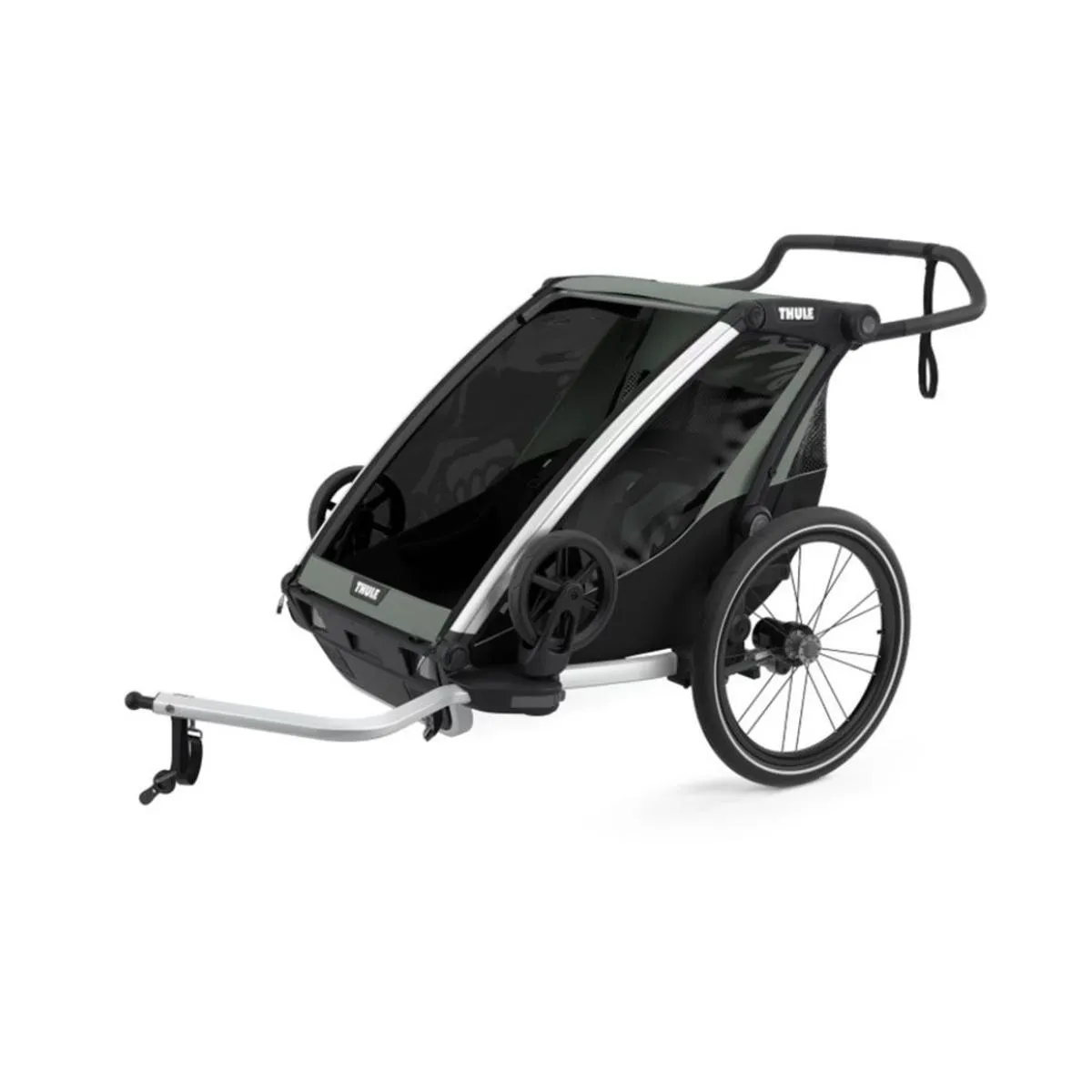 Thule Chariot Lite 2-Seat Multisport Bike Trailer - Agave Green