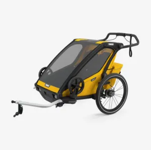 Thule Chariot Sport 2 Double | Black /Spectra Yellow