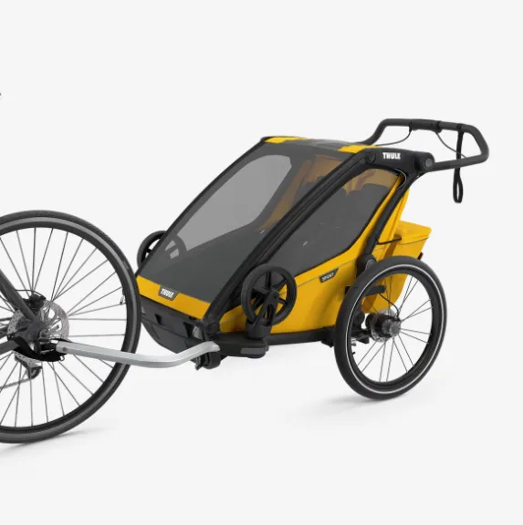 Thule Chariot Sport 2 Double | Black /Spectra Yellow