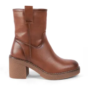 Tresmode Gallen Camel Women's Ankle-length Boots