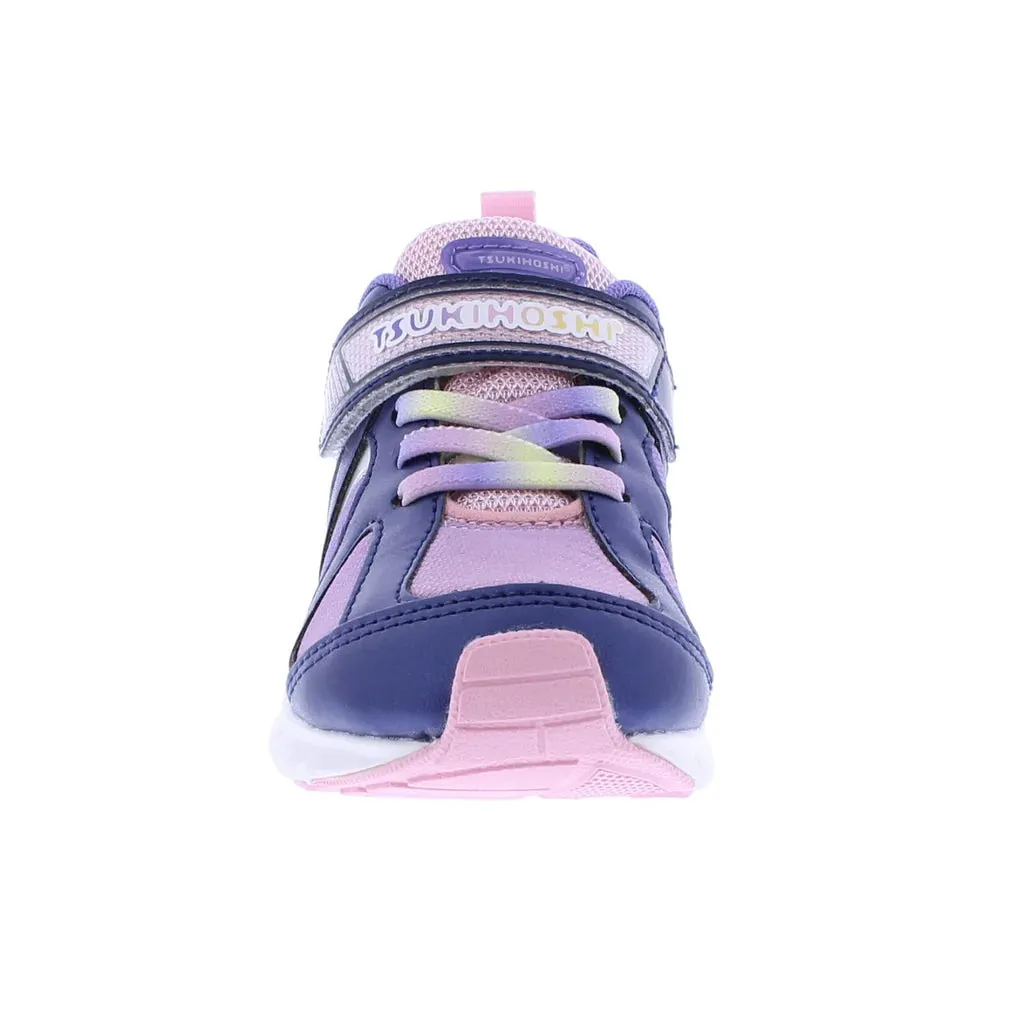 Tsukihoshi Kids' Rainbow Shoes - Navy/Pink (Sizes 7 - 1)