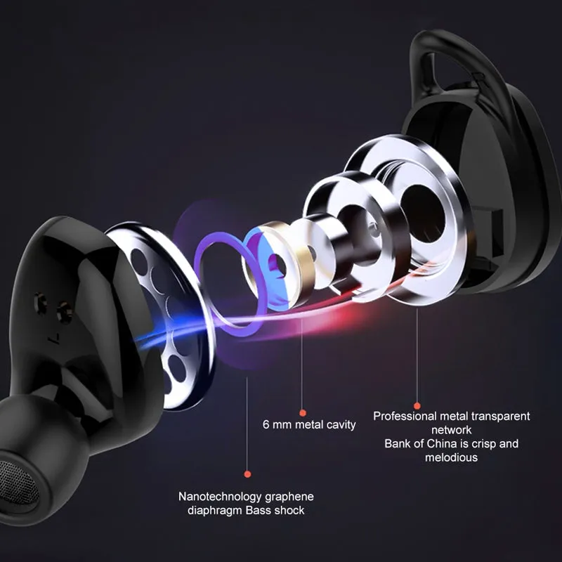 Twins Stereo Mini Wireless Headphones Earbuds Headset For Phones